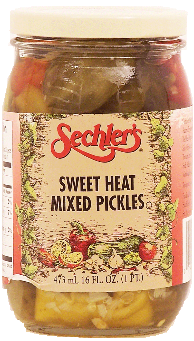 Sechler's  sweet heat mixed pickles Full-Size Picture